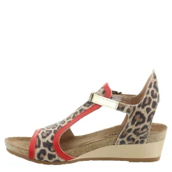 Wedges*Naot Women's , Fiona Sandal Cheetah