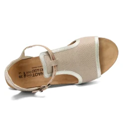 Footbed Sandals*Naot Women's , Fiona Sandal Beige Reptile