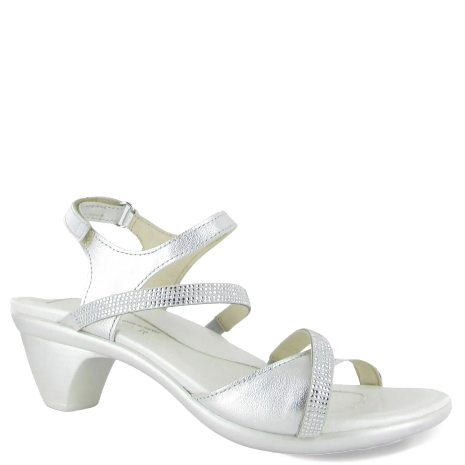 Heeled Sandals*Naot Women's , Innovate Sandal Silver