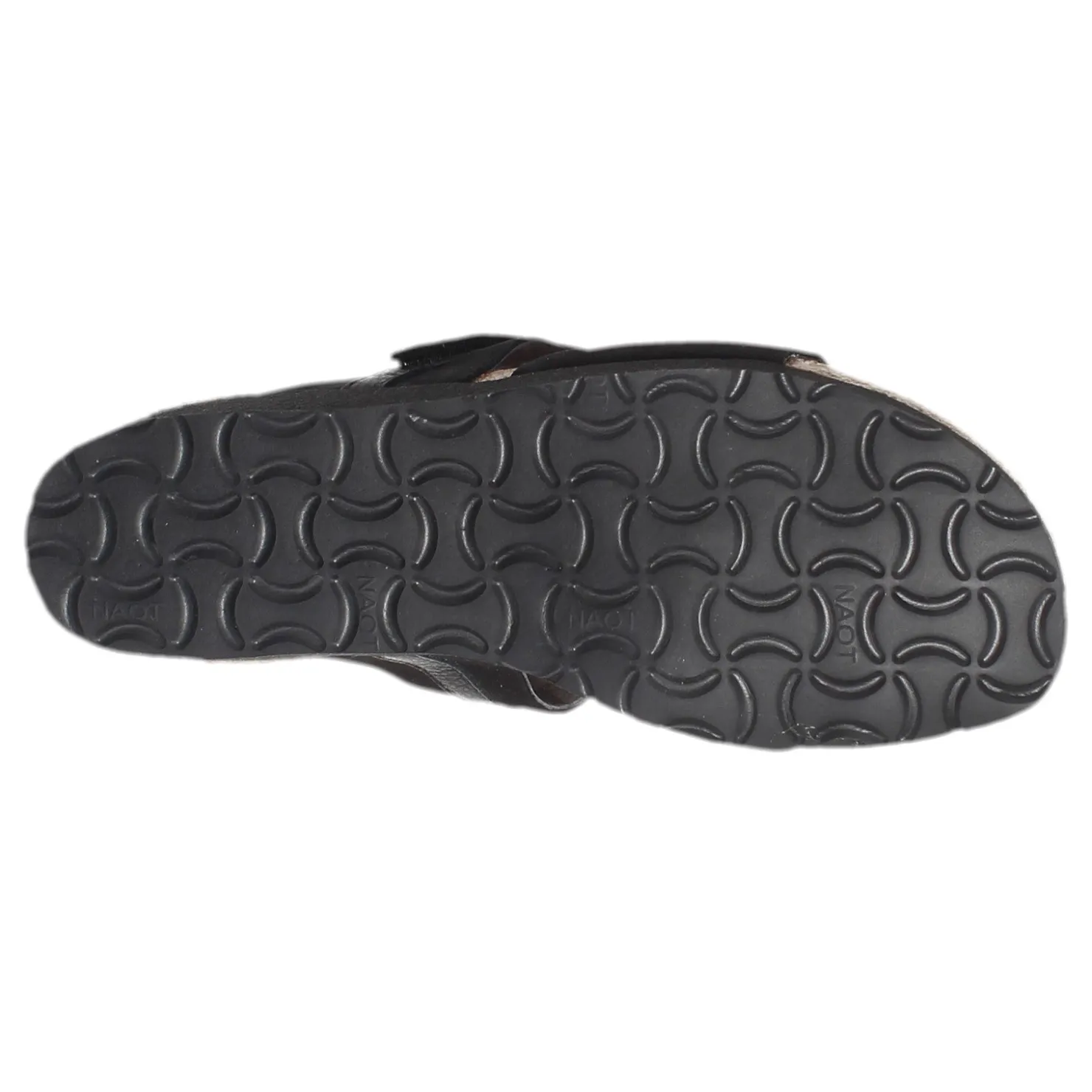Wedges*Naot Women's , Jessica Sandal Black Nubuck