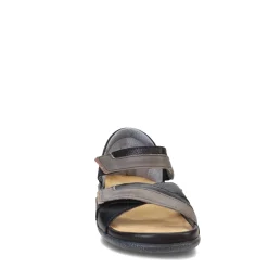 Footbed Sandals*Naot Women's , Karawa Sandal Soft Black/Gray/Khaki