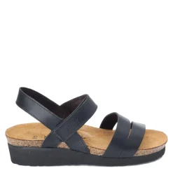 Footbed Sandals*Naot Women's , Kayla Sandal Black Matte
