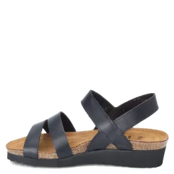 Footbed Sandals*Naot Women's , Kayla Sandal Black Matte