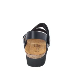 Footbed Sandals*Naot Women's , Kayla Sandal Black Matte