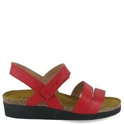 Wedges*Naot Women's , Kayla Sandal Kiss Red