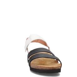 Footbed Sandals*Naot Women's , Kayla Sandal White Black