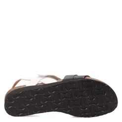 Footbed Sandals*Naot Women's , Kayla Sandal White Black