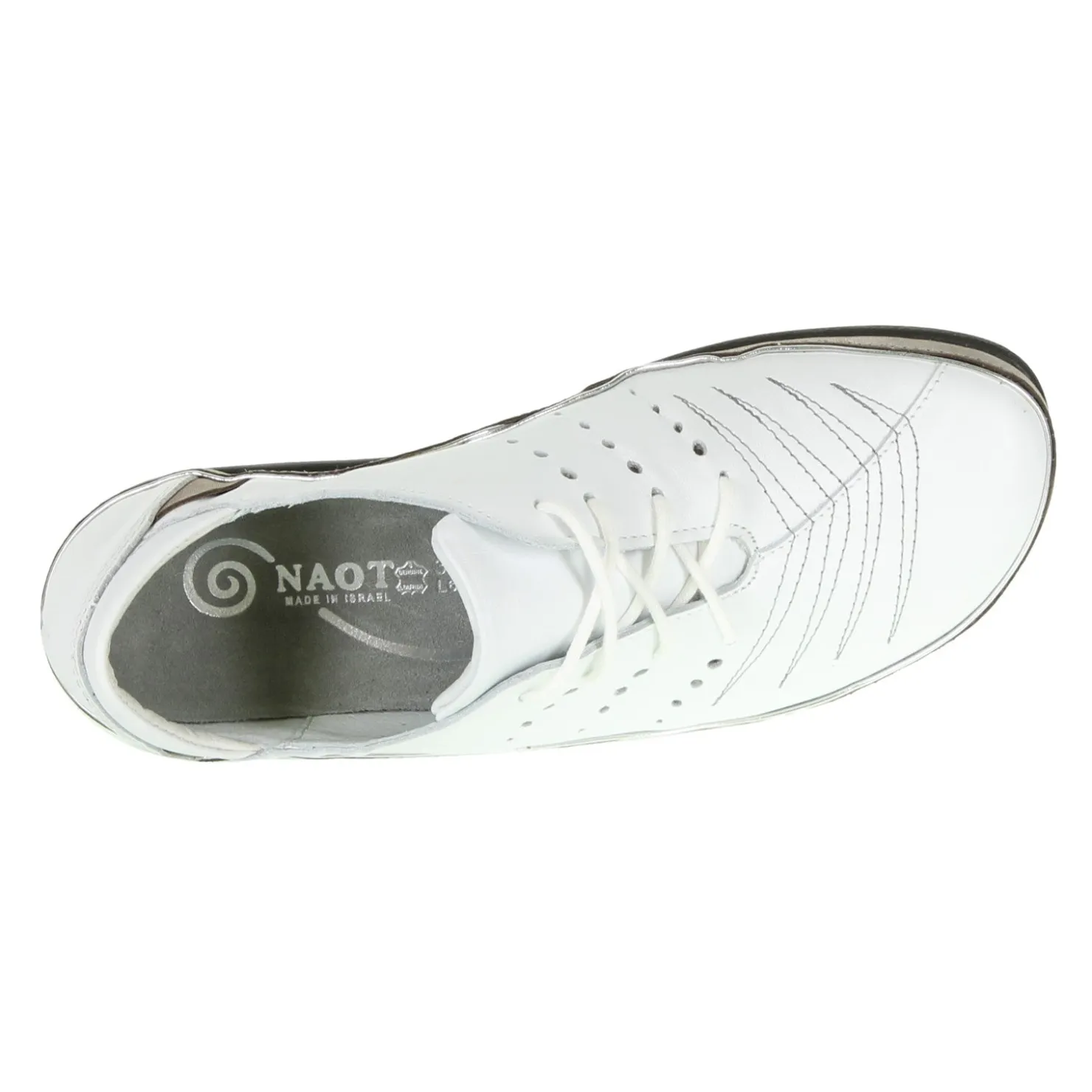 Fashion & Street*Naot Women's , Kumara Sneaker White/Silver