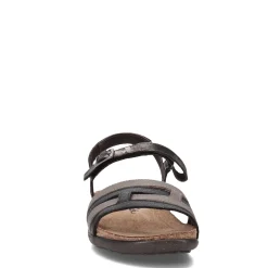 Footbed Sandals*Naot Women's , Lucy Sandal Black Gray