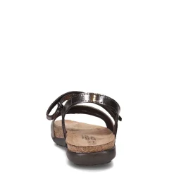 Footbed Sandals*Naot Women's , Lucy Sandal Black Gray