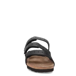 Footbed Sandals*Naot Women's , Madelyn Sandal Black/Silver