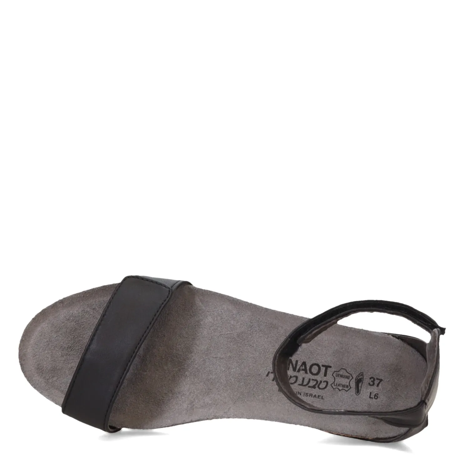 Wedges*Naot Women's , Mermaid Sandal Black