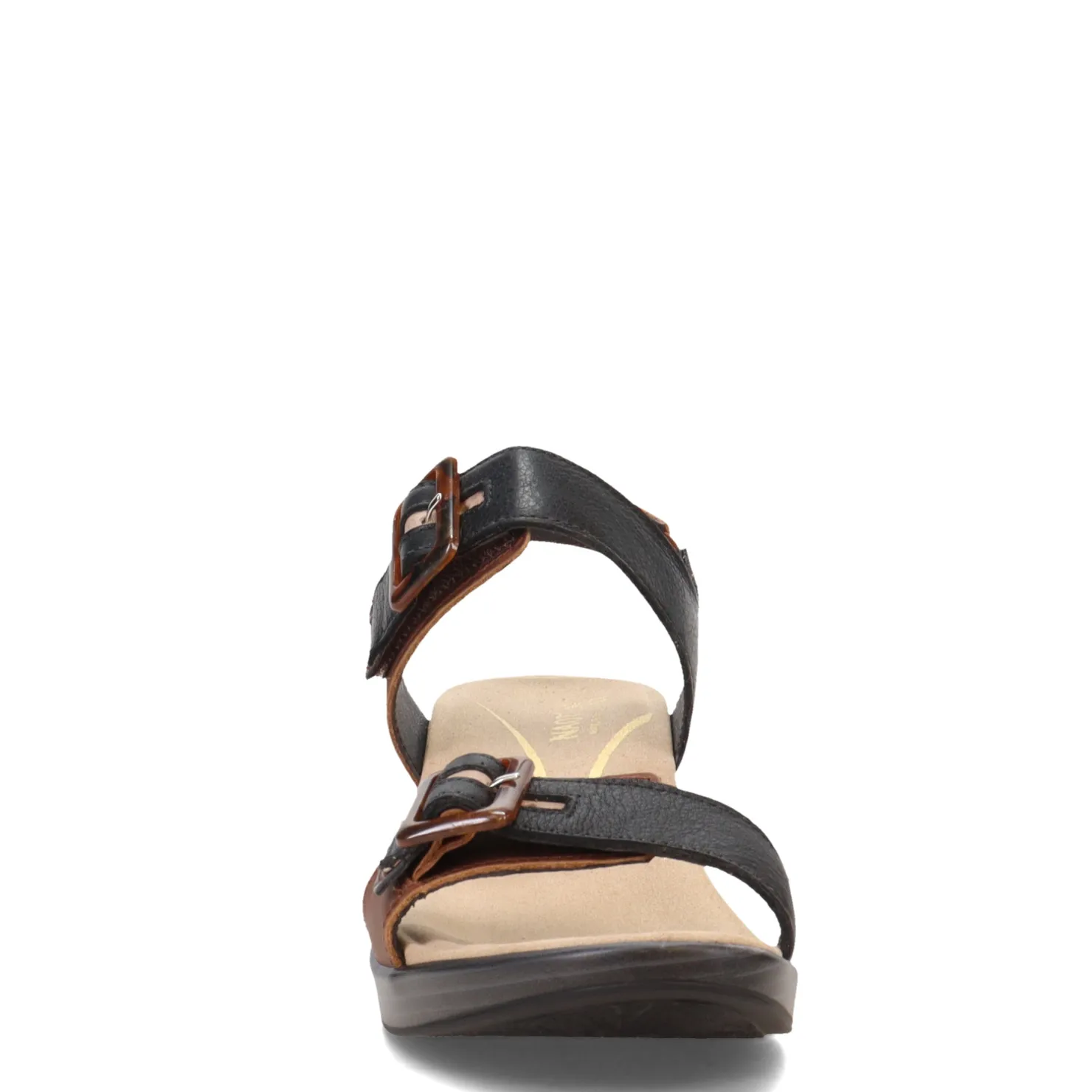 Heeled Sandals*Naot Women's , Mode Sandal Brown/Black/Khaki