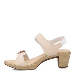 Heeled Sandals*Naot Women's , Mode Sandal White/Ivory/Brown