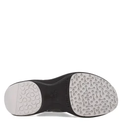 Footbed Sandals*Naot Women's , Odyssey Sandal Black/Grey/Silver