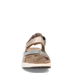 Footbed Sandals*Naot Women's , Odyssey Sandal Tan/Grey/Ivory
