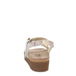 Footbed Sandals*Naot Women's , Pamela Sandal Off White Floral