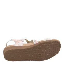Footbed Sandals*Naot Women's , Pamela Sandal Off White Floral