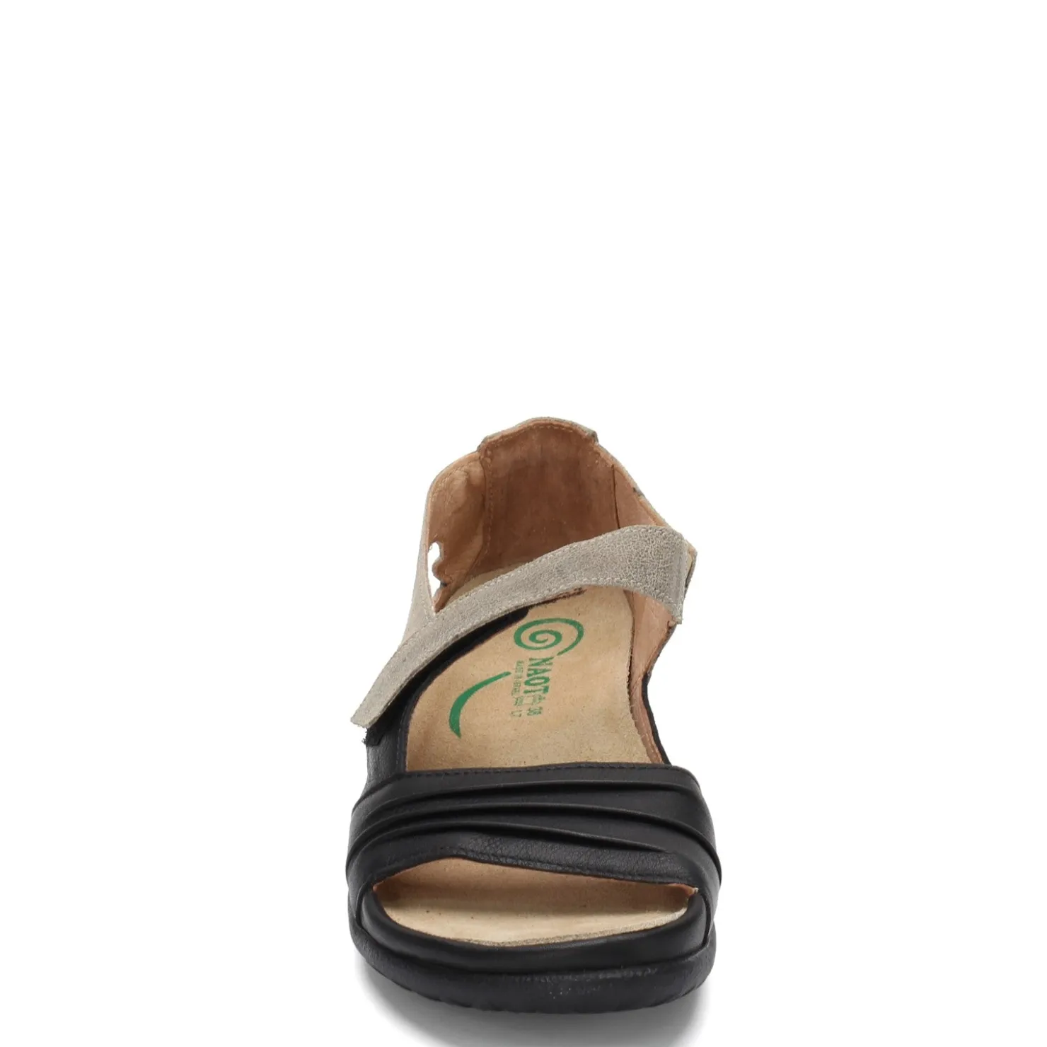 Footbed Sandals*Naot Women's , Papaki Sandal Speckled Beige/Black