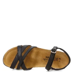 Footbed Sandals*Naot Women's , Patricia Sandal Black