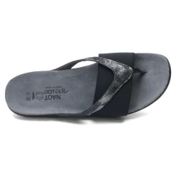 Footbed Sandals*Naot Women's , Penelope Sandal Black Metallic