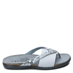 Footbed Sandals*Naot Women's , Penelope Sandal Grey Snake Print