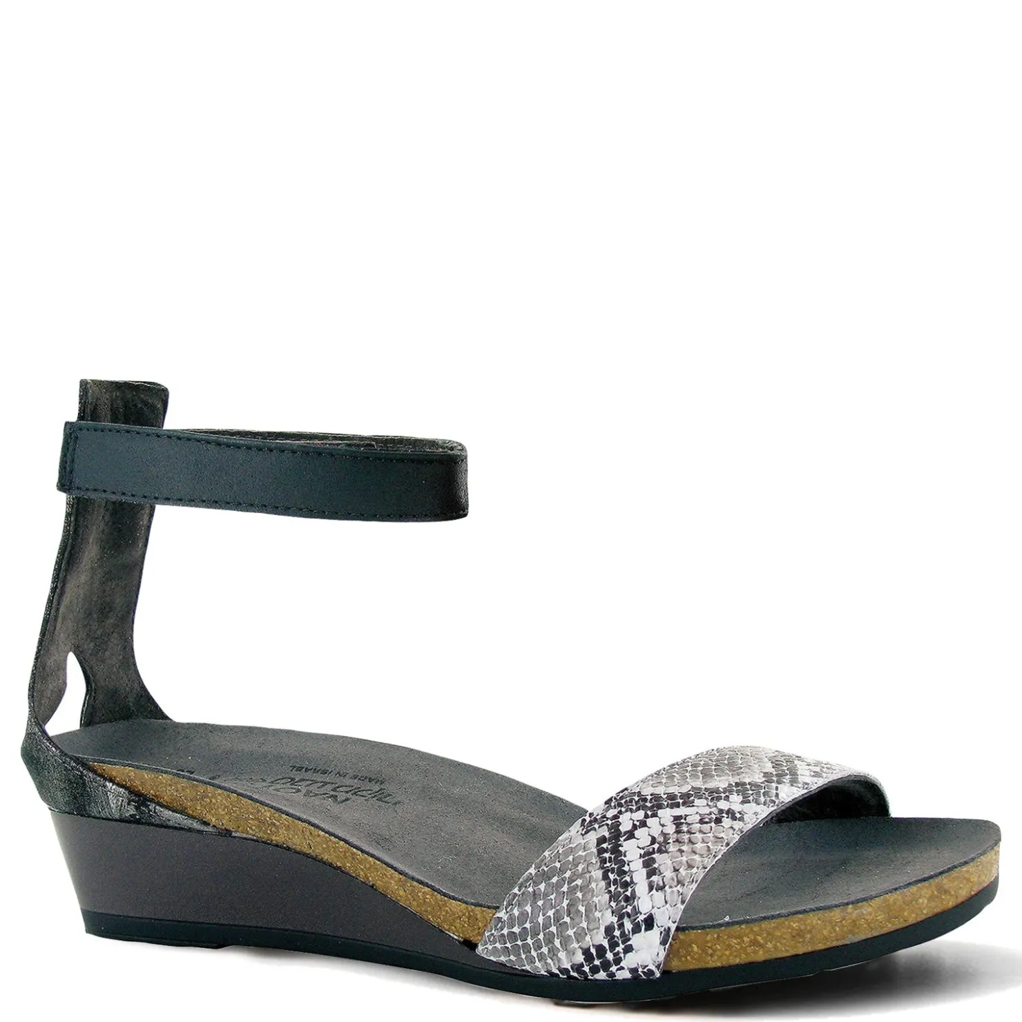 Wedges*Naot Women's , Pixie Sandal Gray