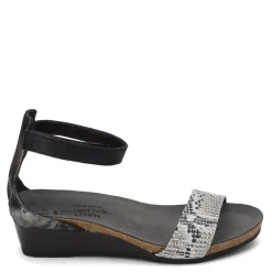 Footbed Sandals*Naot Women's , Pixie Sandal Gray