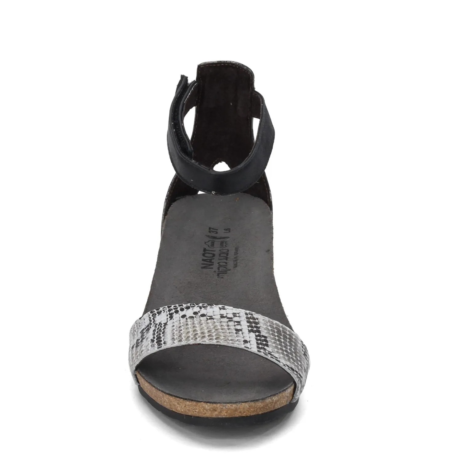 Wedges*Naot Women's , Pixie Sandal Gray