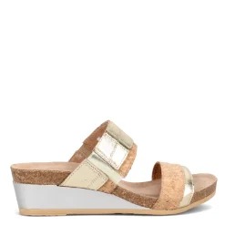 Footbed Sandals*Naot Women's , Royalty Sandal Cork Gold