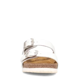 Footbed Sandals*Naot Women's , Santa Barbara Slide Sandal White Leather