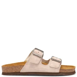 Footbed Sandals*Naot Women's , Santa Barbara Slide Sandal Sand Suede