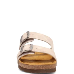 Footbed Sandals*Naot Women's , Santa Barbara Slide Sandal Sand Suede