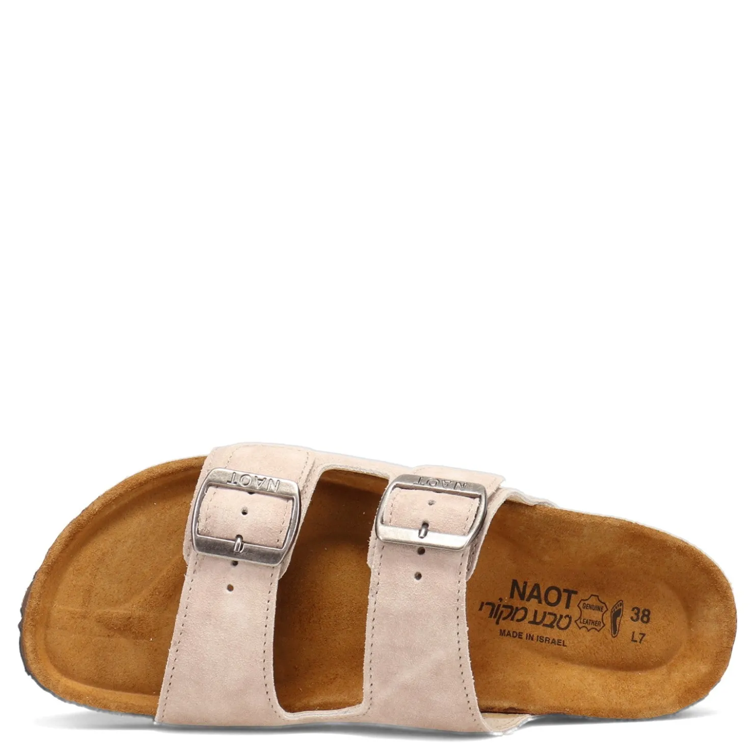 Footbed Sandals*Naot Women's , Santa Barbara Slide Sandal Sand Suede