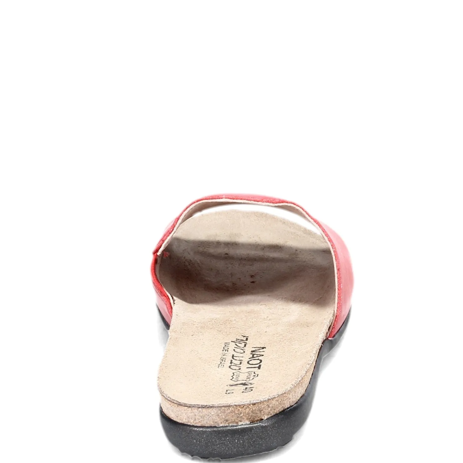 Footbed Sandals*Naot Women's , Skylar Sandal Red