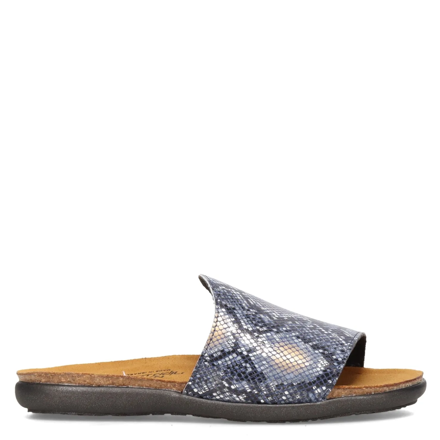 Footbed Sandals*Naot Women's , Skylar Sandal Navy Snake