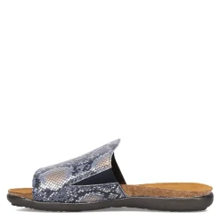 Footbed Sandals*Naot Women's , Skylar Sandal Navy Snake
