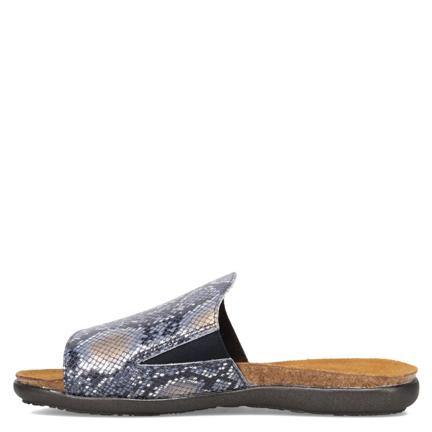 Footbed Sandals*Naot Women's , Skylar Sandal Navy Snake