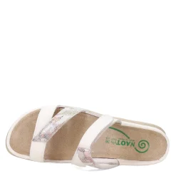 Footbed Sandals*Naot Women's , Tariana Sandal White/Floral