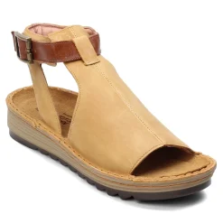 Footbed Sandals*Naot Women's , Verbena Sandal Oily Dune Nubuck