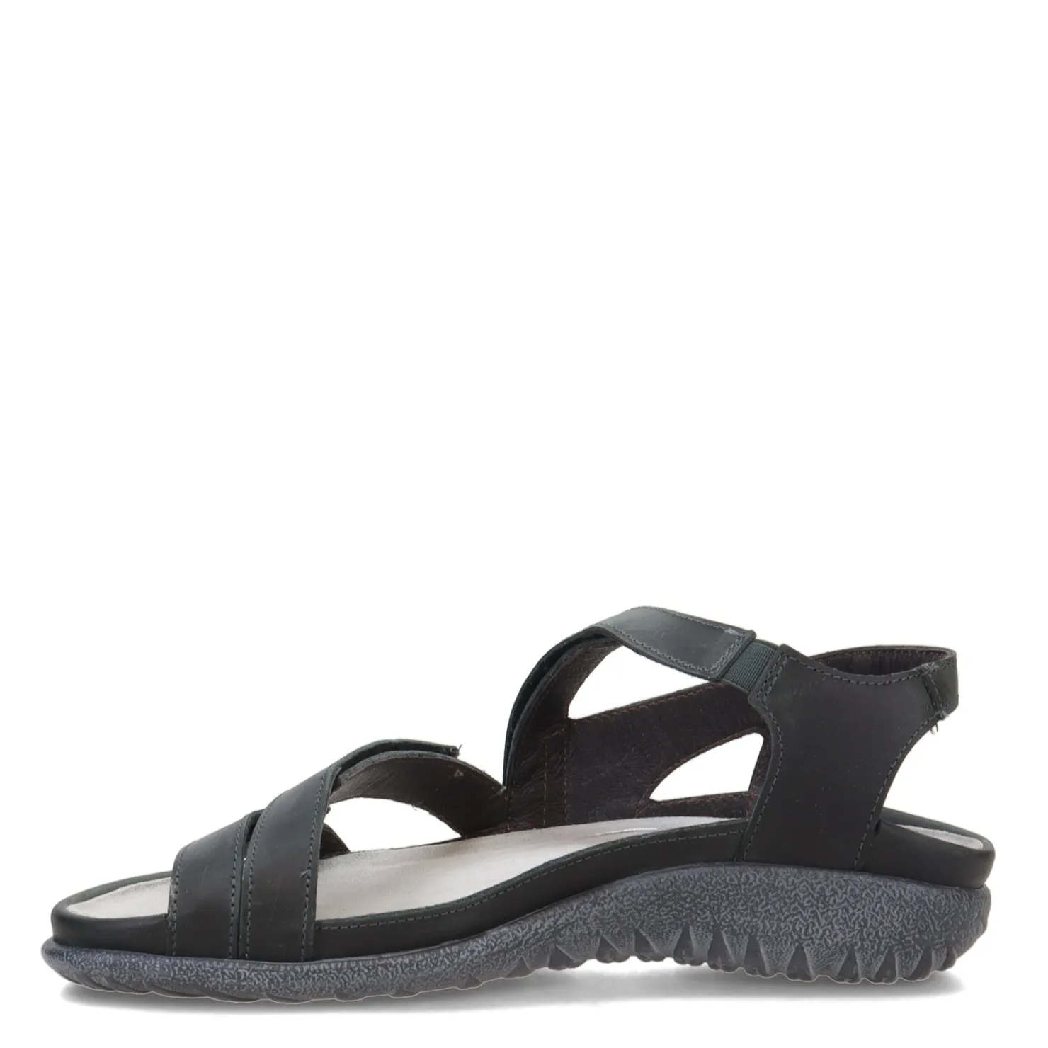 Footbed Sandals*Naot Women's , Whetu Sandal Oily Shadow Nubuck