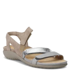 Footbed Sandals*Naot Women's , Whetu Sandal Grey Silver/Sand