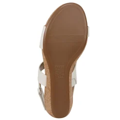 Wedges*Naturalizer Women's , Adria Sandal White