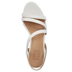 Heeled Sandals*Naturalizer Women's , Brenta Sandal White
