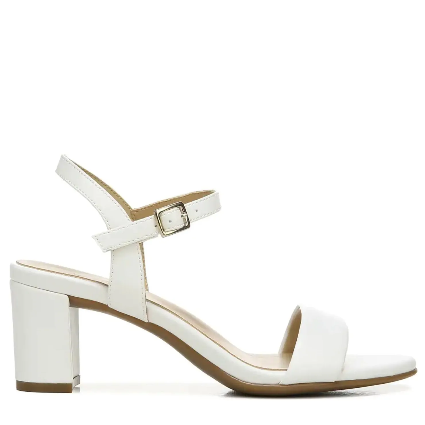 Heeled Sandals*Naturalizer Women's , Bristol Sandal White