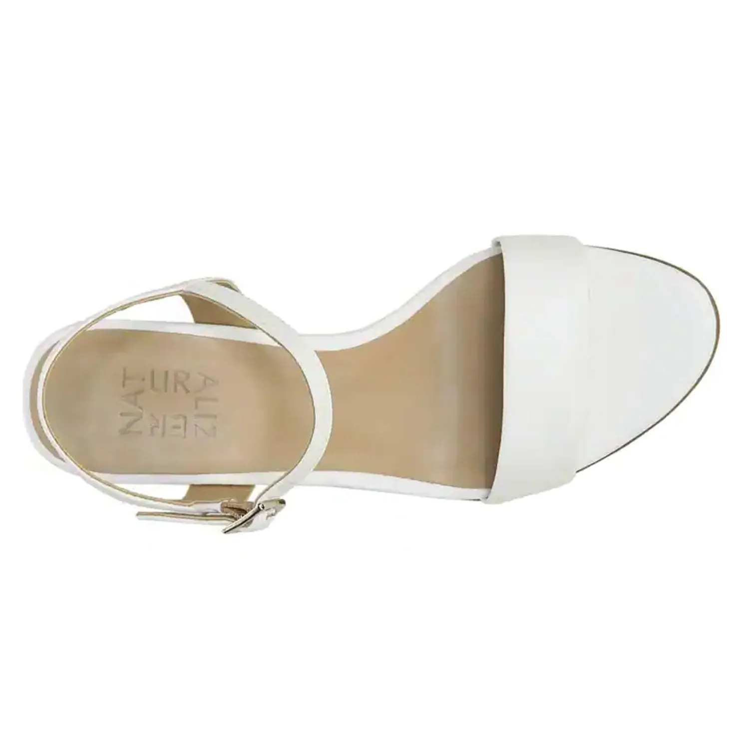 Heeled Sandals*Naturalizer Women's , Bristol Sandal White
