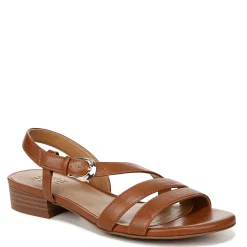 Heeled Sandals*Naturalizer Women's , Hilma Sandal English Tea Faux Leather