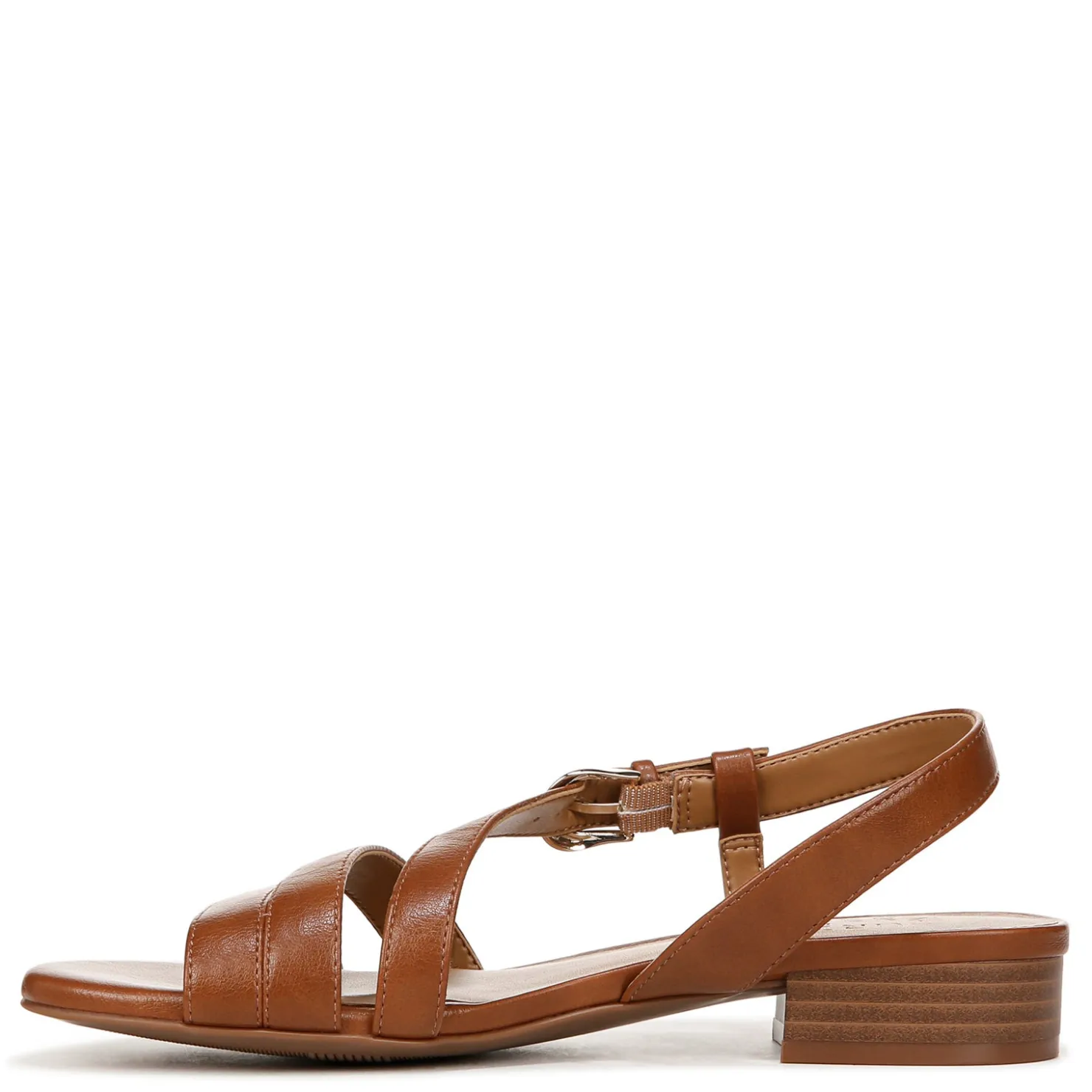 Heeled Sandals*Naturalizer Women's , Hilma Sandal English Tea Faux Leather