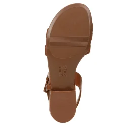 Heeled Sandals*Naturalizer Women's , Hilma Sandal English Tea Faux Leather