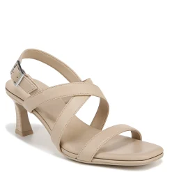 Heeled Sandals*Naturalizer Women's , Kiki Sandal Coastal Tan Faux Leather